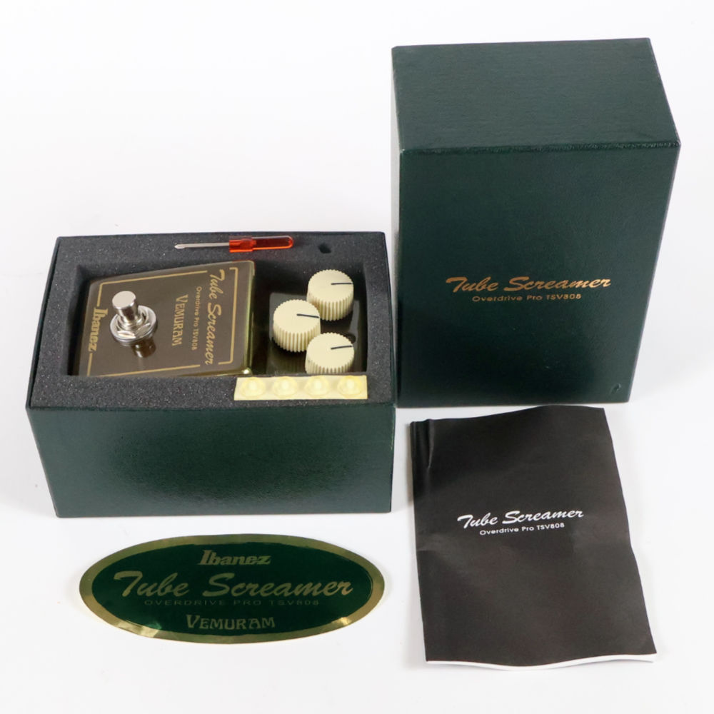 【中古】IBANEZ TSV808 Ibanez Tube Screamer + Vemuram Jan Ray アイバニーズ チューブスクリーマー + ベムラム ジャンレイ ギターエフェクター 付属品
