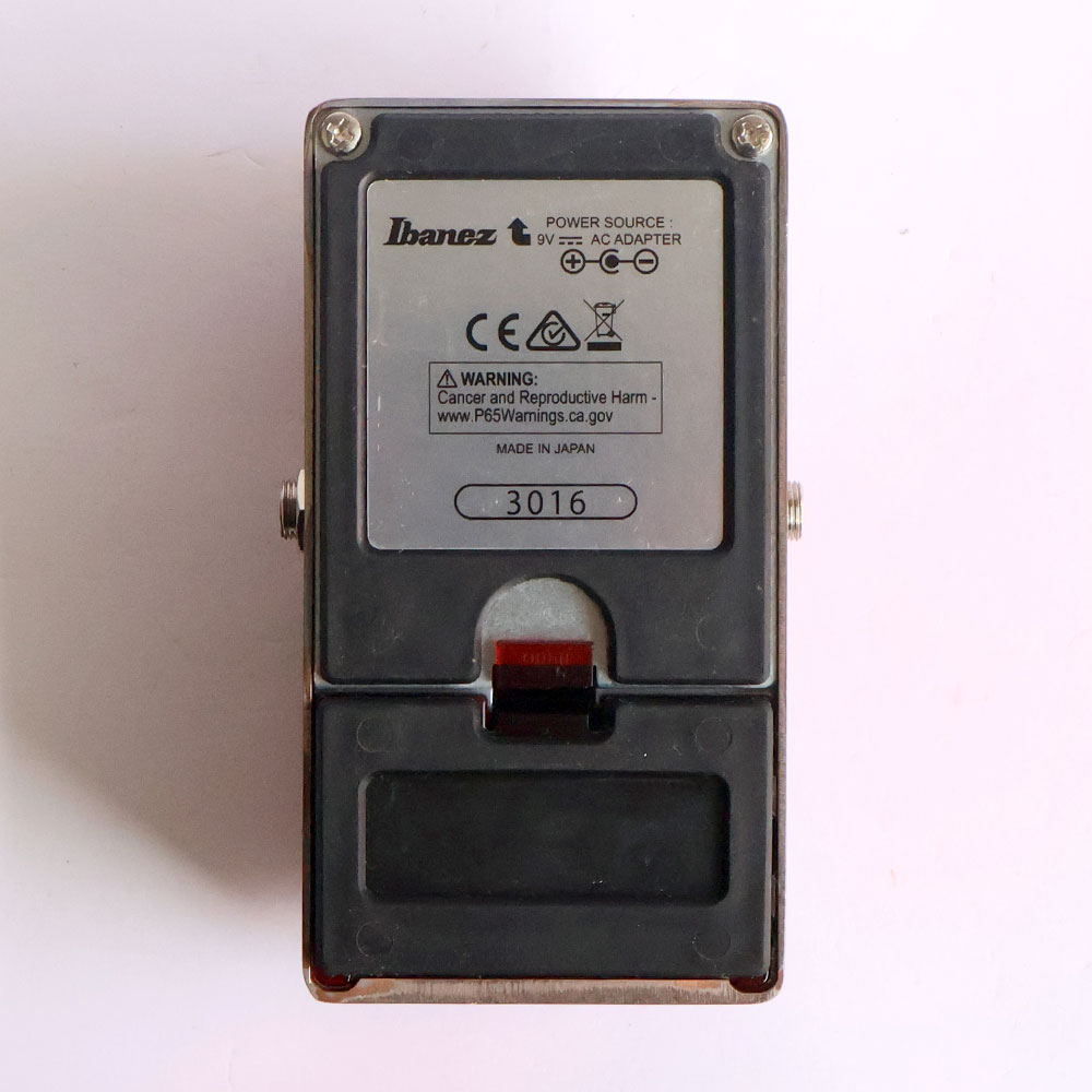 【中古】 エフェクター オーバードライブ IBANEZ TS9 40th Anniversary Tube Screamer 40周年モデル TS-9 チューブスクリーマー 裏面