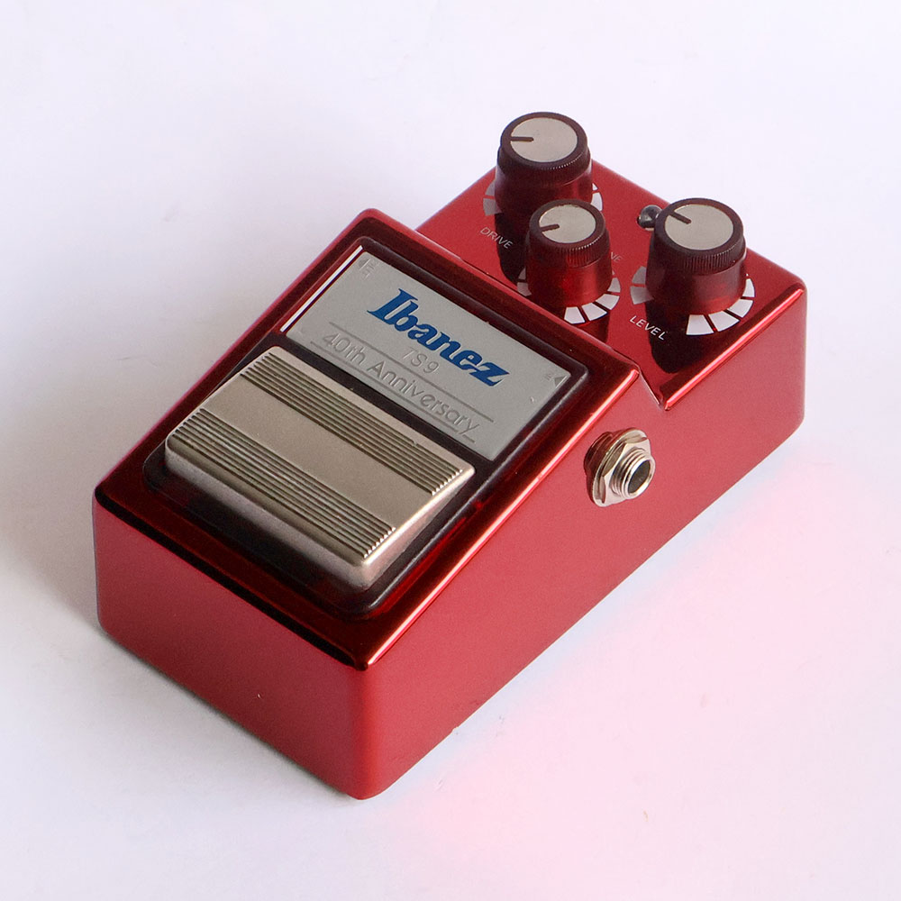 【中古】 エフェクター オーバードライブ IBANEZ TS9 40th Anniversary Tube Screamer 40周年モデル TS-9 チューブスクリーマー 全体