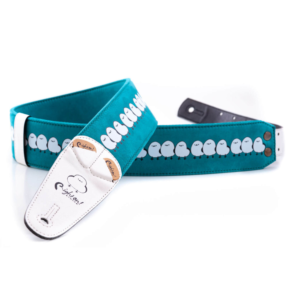 Righton! STRAPS ライトオンストラップ SHIMAENAGA GYUGYU シマエナガイラスト ギターストラップ サブ画像3