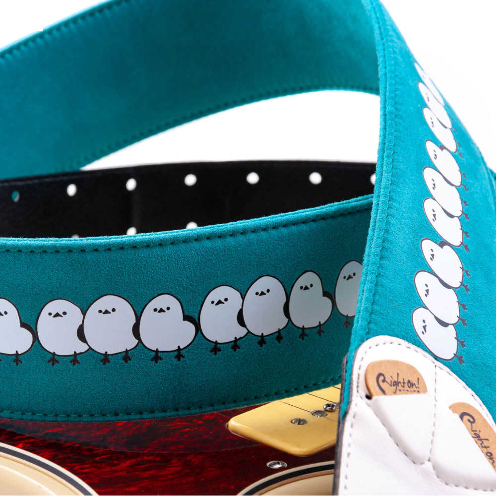 Righton! STRAPS ライトオンストラップ SHIMAENAGA GYUGYU シマエナガイラスト ギターストラップ サブ画像7