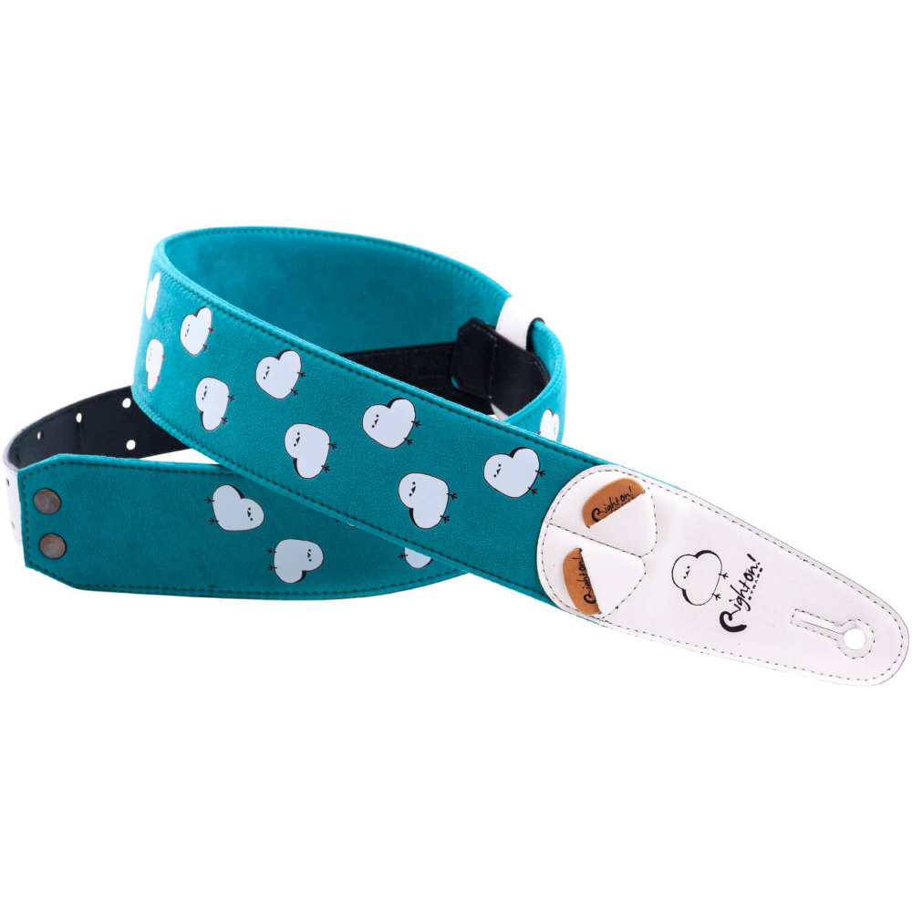 Righton! STRAPS ライトオンストラップ SHIMAENAGA OSANPO シマエナガイラスト ギターストラップ