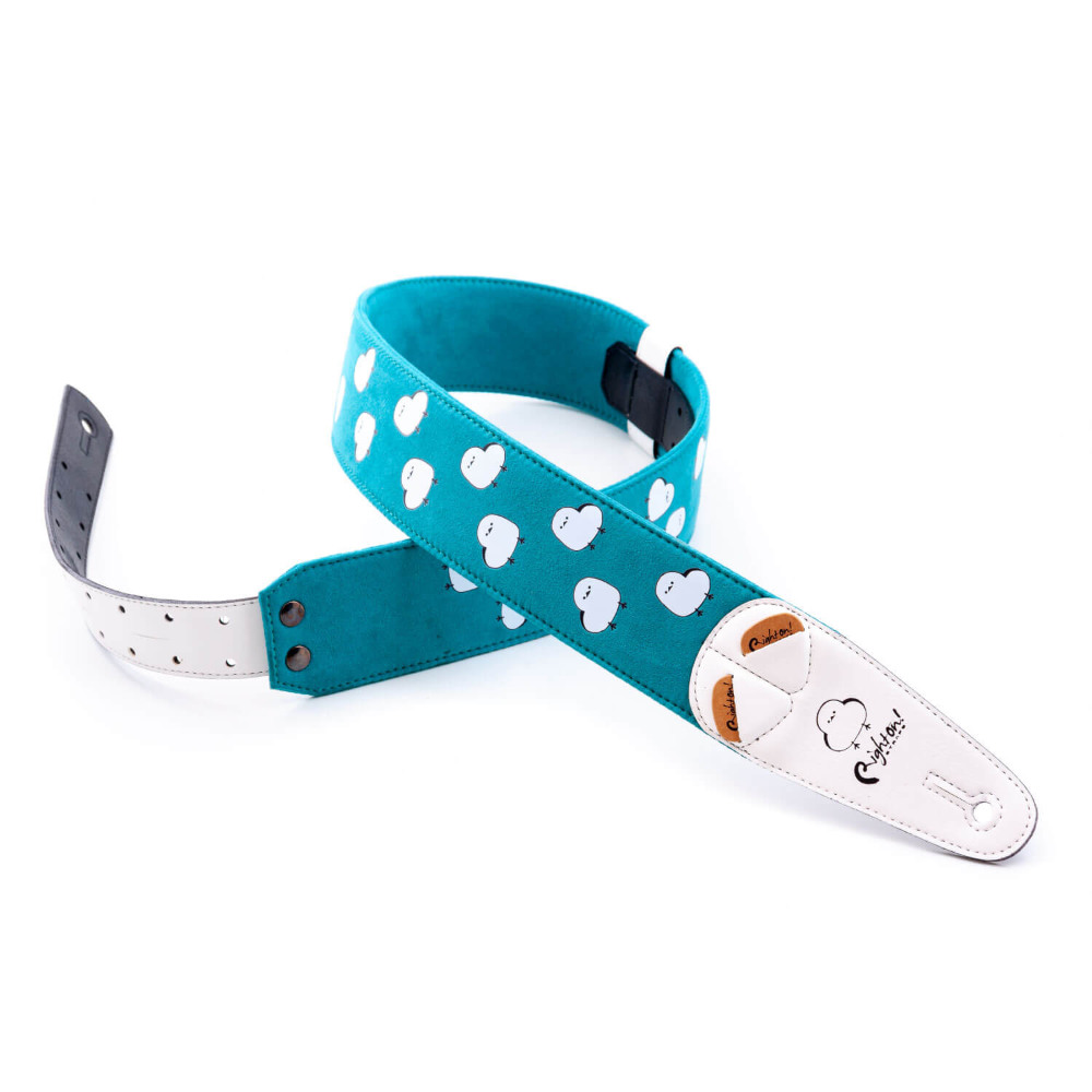 Righton! STRAPS ライトオンストラップ SHIMAENAGA OSANPO シマエナガイラスト ギターストラップ サブ画像1