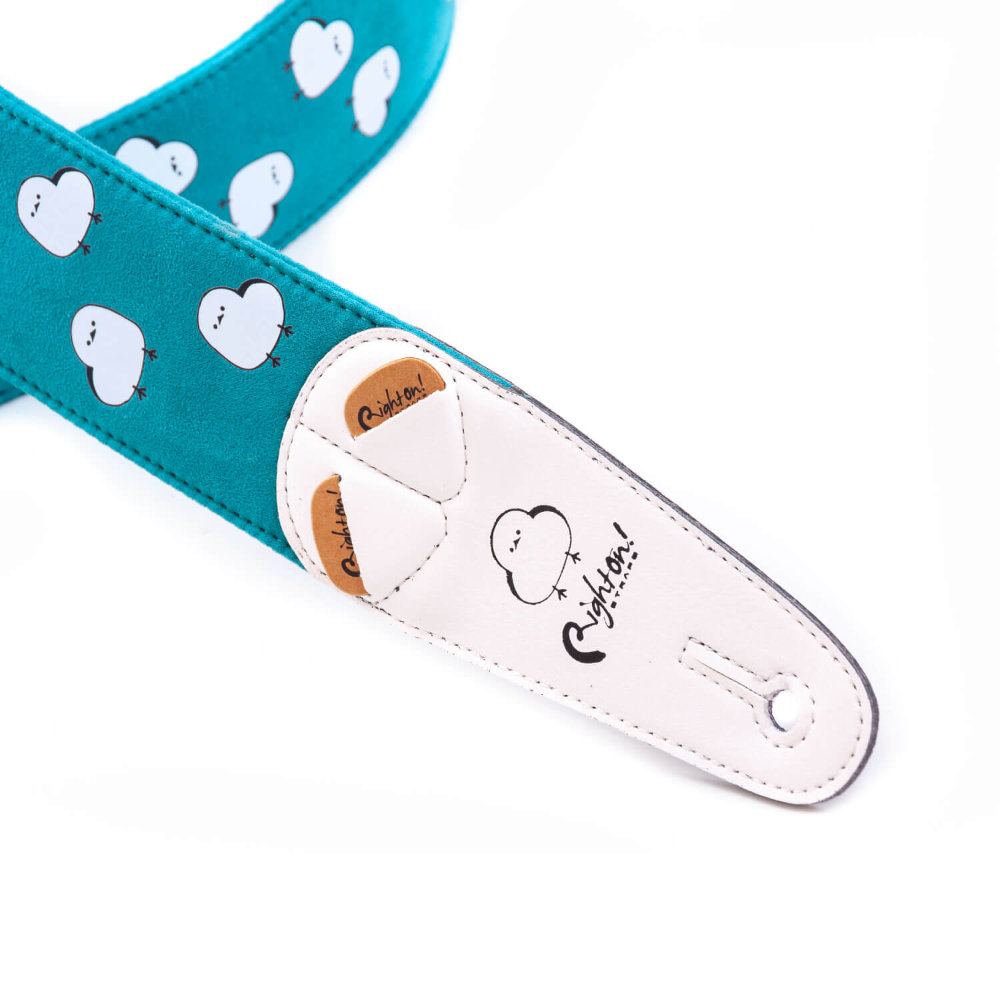 Righton! STRAPS ライトオンストラップ SHIMAENAGA OSANPO シマエナガイラスト ギターストラップ サブ画像2