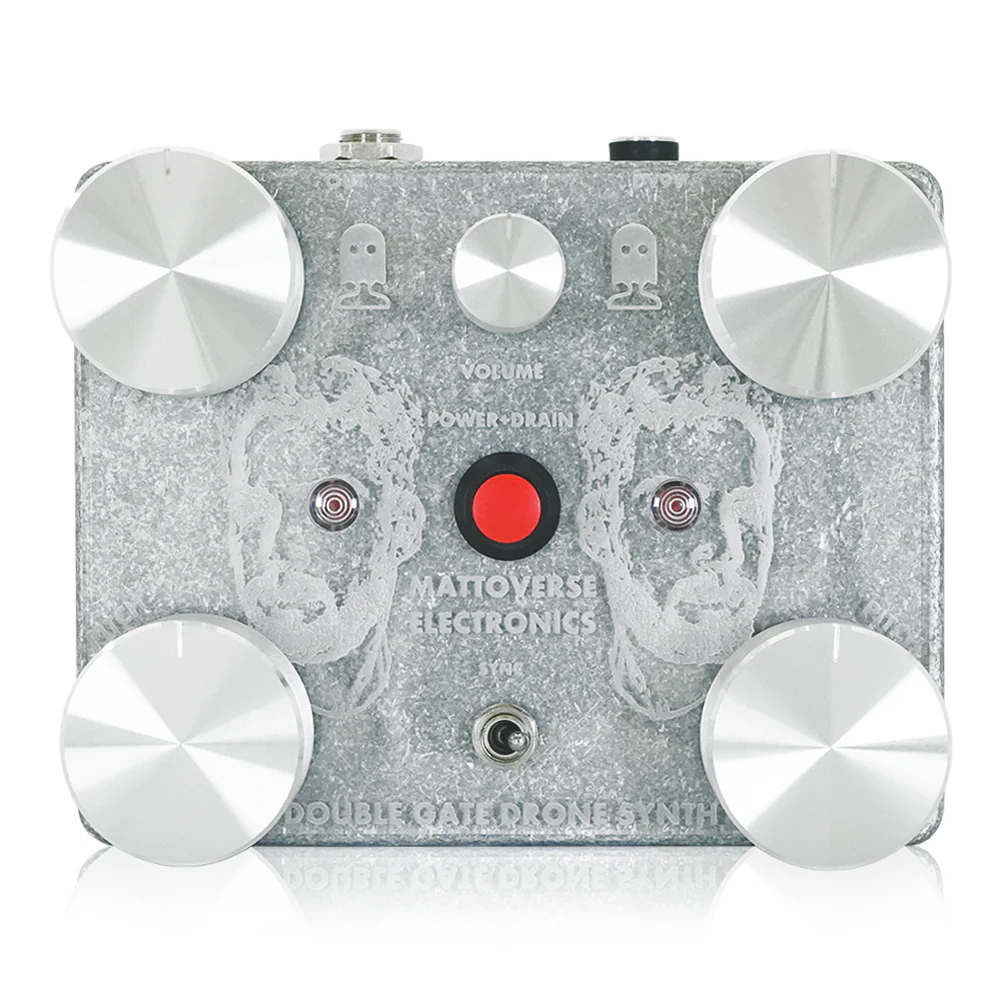 Mattoverse Electronics Double Gate Drone Synthesizer Clear Acrylic Faceplate ノイズ ギターエフェクター