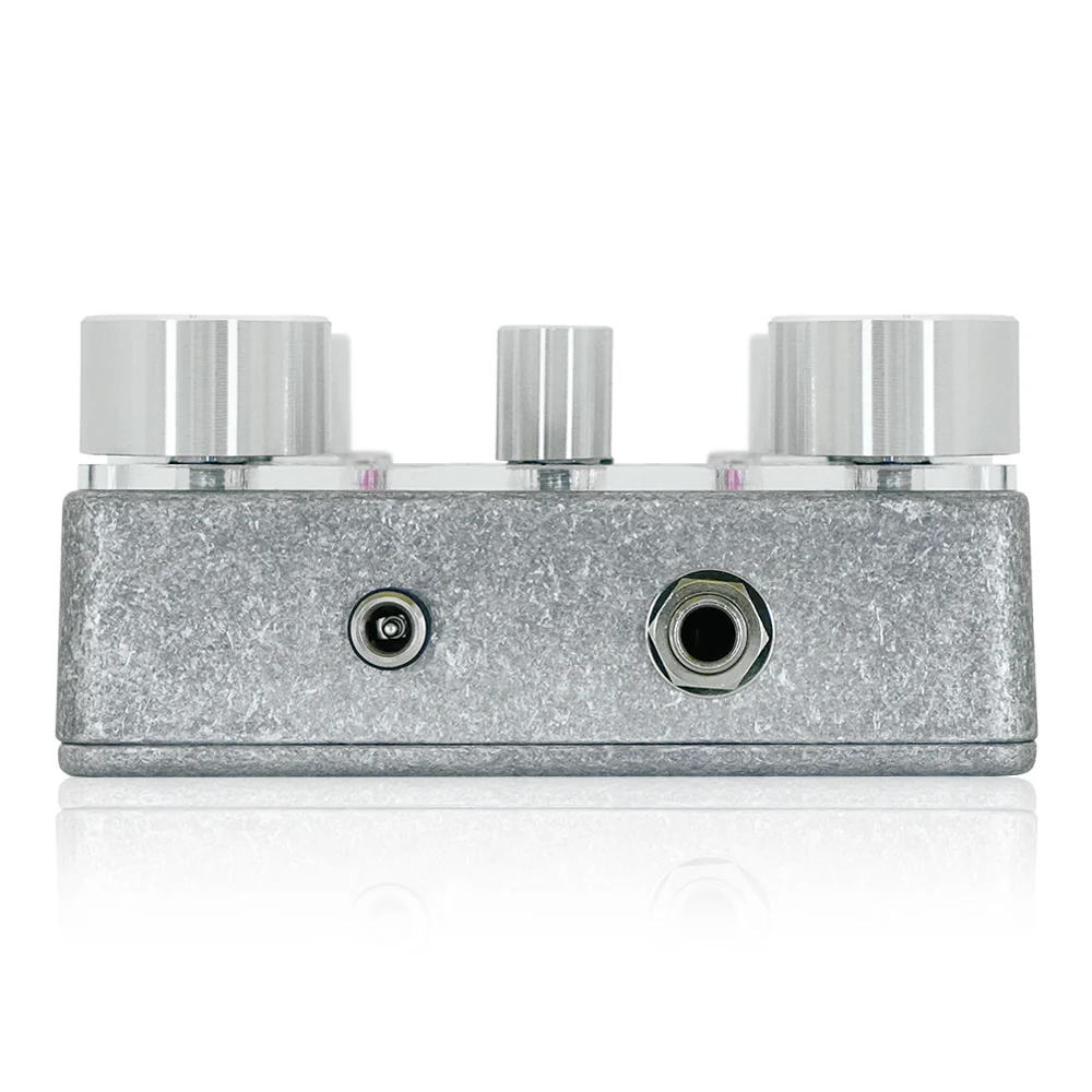 Mattoverse Electronics Double Gate Drone Synthesizer Clear Acrylic Faceplate ノイズ ギターエフェクター リア画像