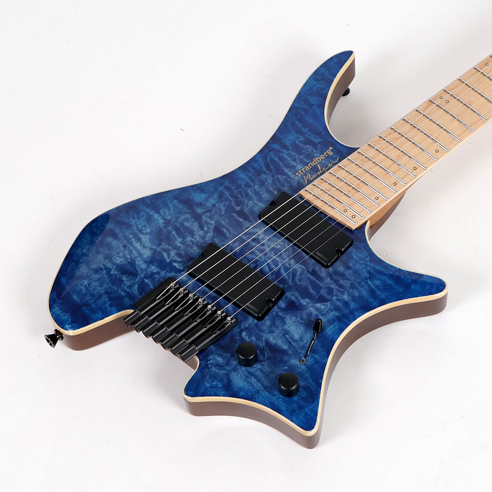 中古】 エレキギター strandberg Borden J7 Quilt Top See Thru