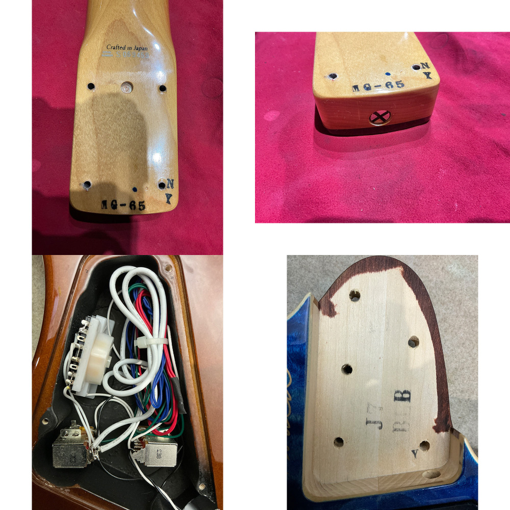 【中古】Fender Japan フェンダー ジャパン MG65 VWH MUSTANG 2006年〜2008年製 ムスタング エレキギター ネックなど