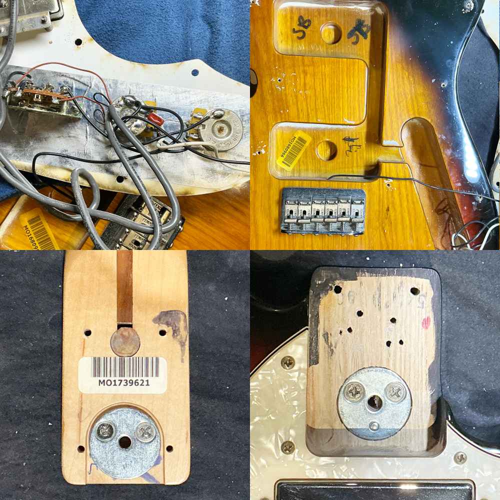 【中古】Fender フェンダー Classic Series 72 Telecaster Thinline テレキャスター シンライン エレキギター 内部