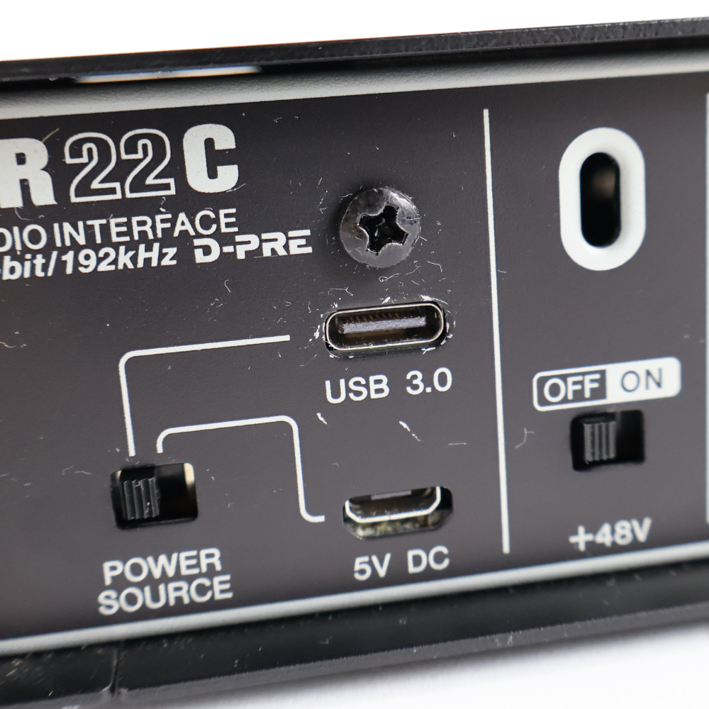 【未使用級】Steinberg UR22C オーディオIF USB 快適な音楽制作を実現するUSBオーディオインターフェースに新色