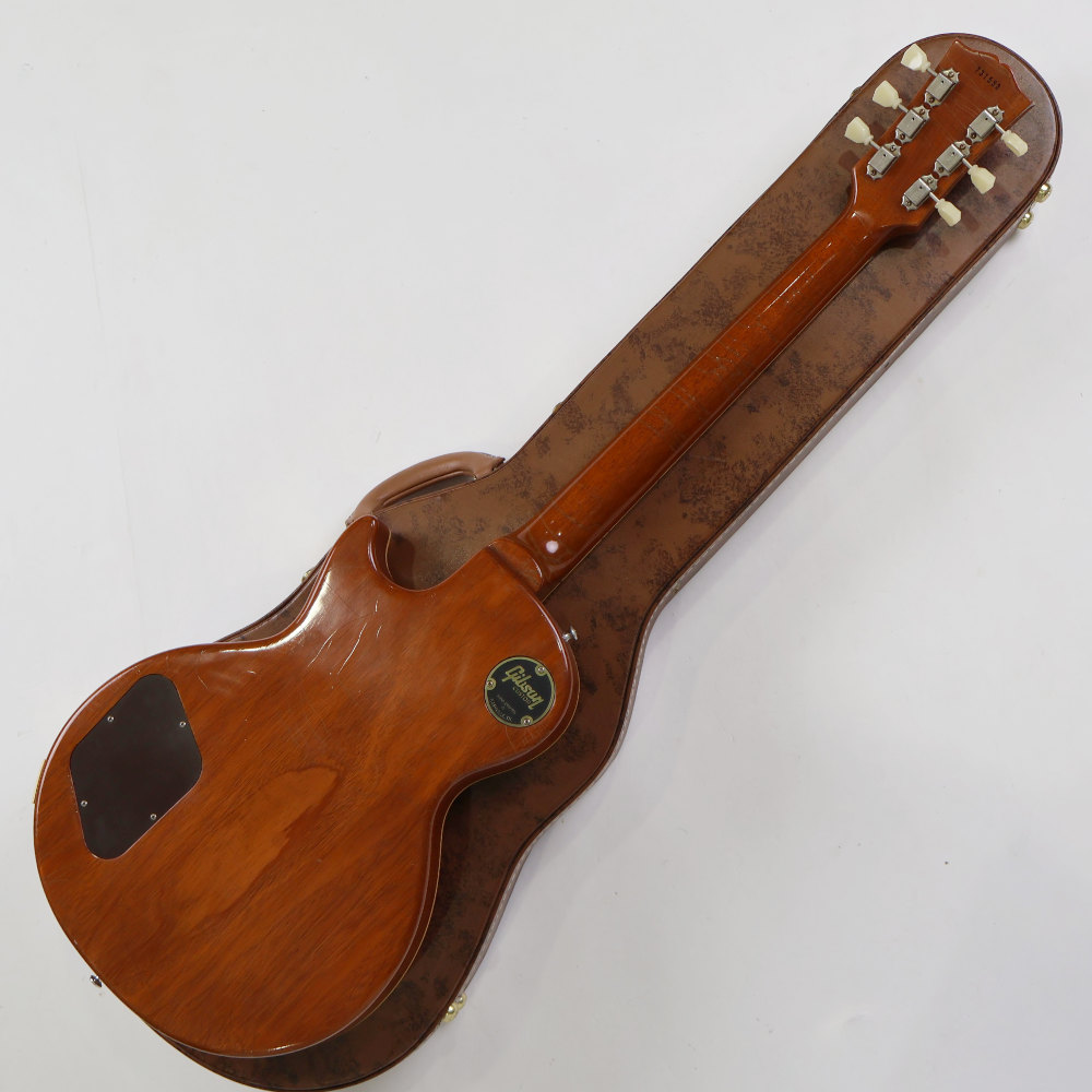 【中古】 エレキギター Gibson Custom Shop Historic Collection 1957 Les Paul Reissue Murphy Lab Ultra Light Aged 2023年製 3.96kg Gold Top ボディバック画像