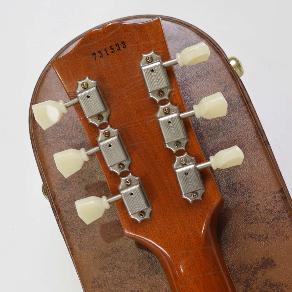 【中古】 エレキギター Gibson Custom Shop Historic Collection 1957 Les Paul Reissue Murphy Lab Ultra Light Aged 2023年製 3.96kg Gold Top ヘッド裏画像