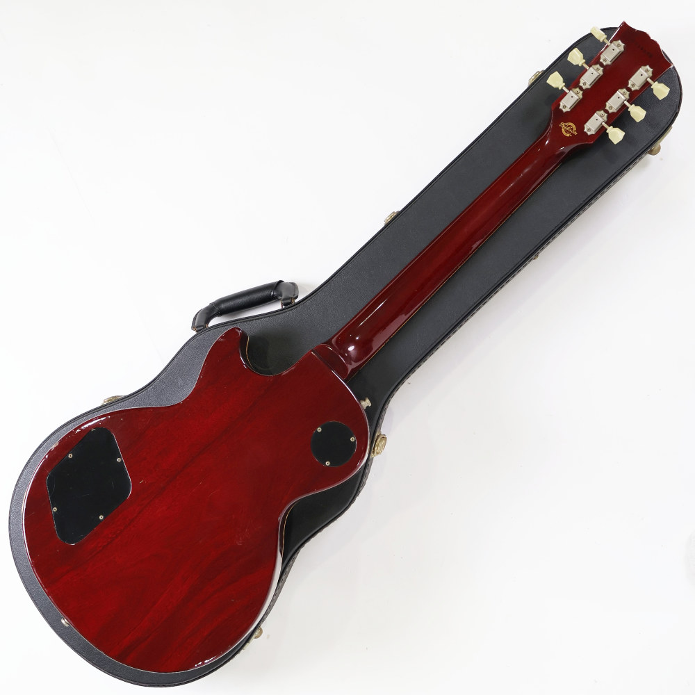 【中古】 エレキギター Gibson Custom Shop Les Paul Class5 Cranberry Mod. 2001年製 リアピックアップ交換 ギブソン レスポール クラス5 クランベリー（シースルーレッド） ボディ画像 
