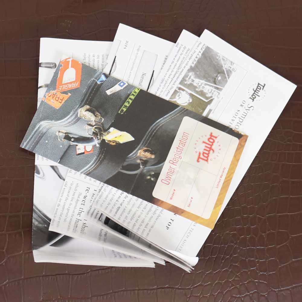 【中古】 アコースティックギター Taylor 516ce Grand Symphony 2010年製 ES1ピックアップシステム採用期 テイラー グランドシンフォニー 付属品画像