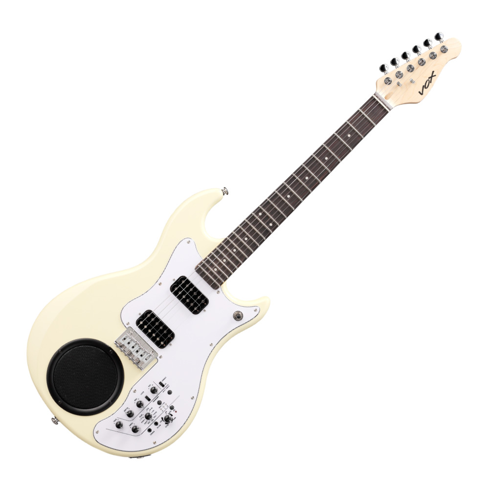 スピーカー内蔵ギター VOX APC-2 WH アパッチ エフェクター リズムパターン内蔵 ホワイト