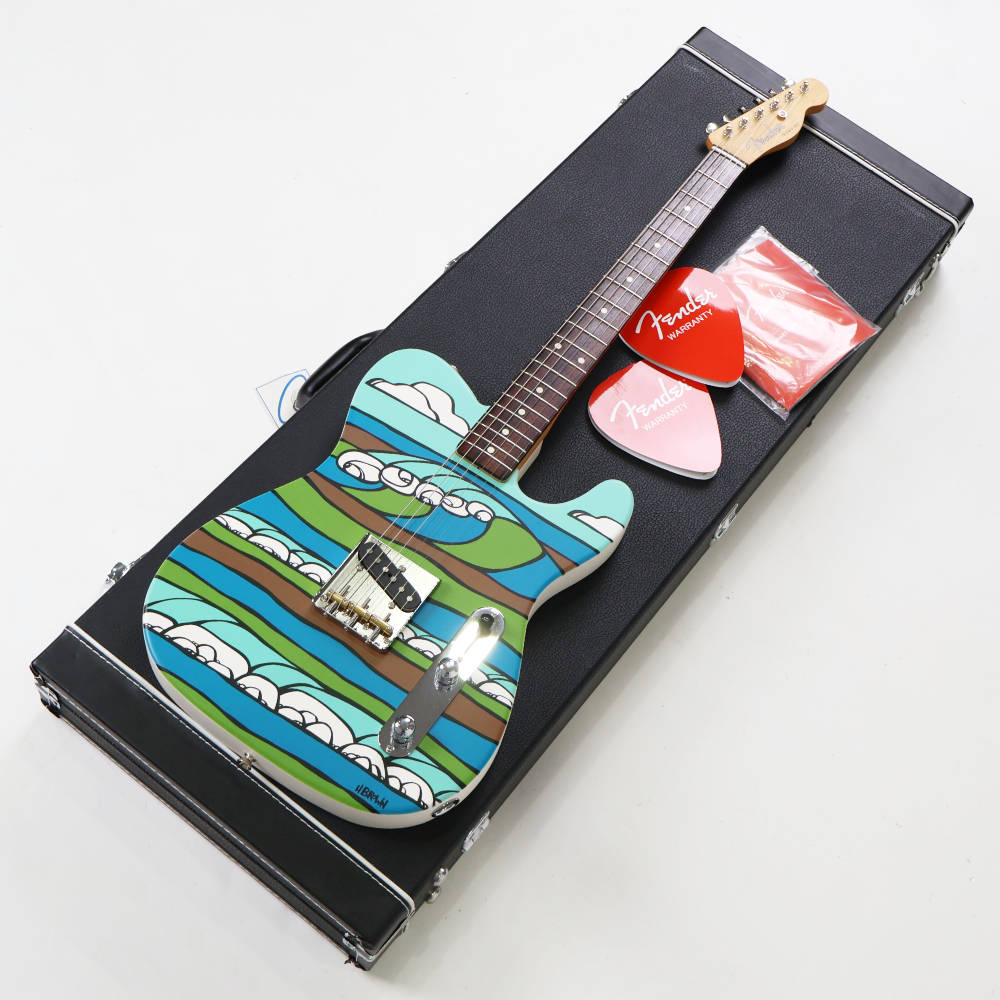 【中古】 エレキギター Fender LTD ART CANVAS ESQUIRE HEATHER BROWN EC-20 2021年製 15本限定 ヘザー・ブラウン フェンダー エスクワイアー テレキャスター Telecaster