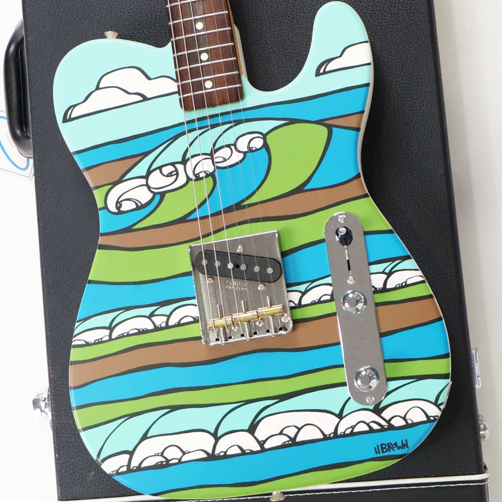 【中古】 エレキギター Fender LTD ART CANVAS ESQUIRE HEATHER BROWN EC-20 2021年製 15本限定 ヘザー・ブラウン フェンダー エスクワイアー テレキャスター Telecaster ボディ画像