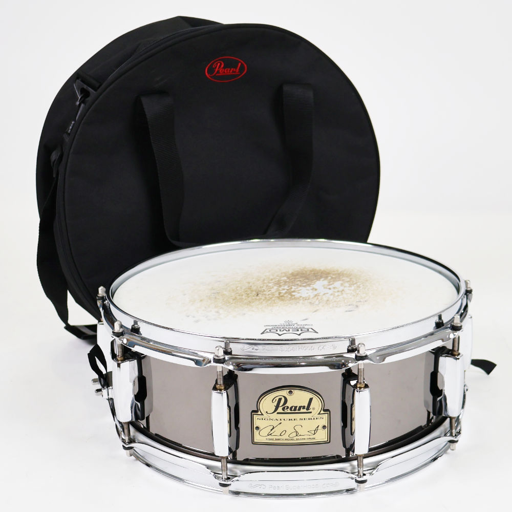 中古】 チャドスミス シグネチャー スネアドラム パール Pearl 中古】 チャドスミス シグネチャー スネアドラム パール Pearl