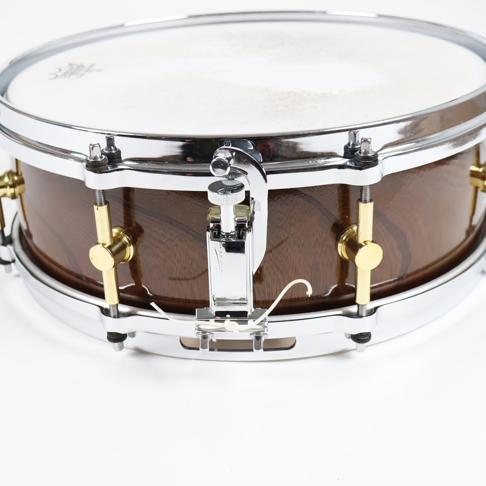 【中古】 スネアドラム カノウプス CANOPUS HS-1450 Zelkova Snare Drum 14x5 ゼルコバ 単板くりぬき胴スネア スネアサイド