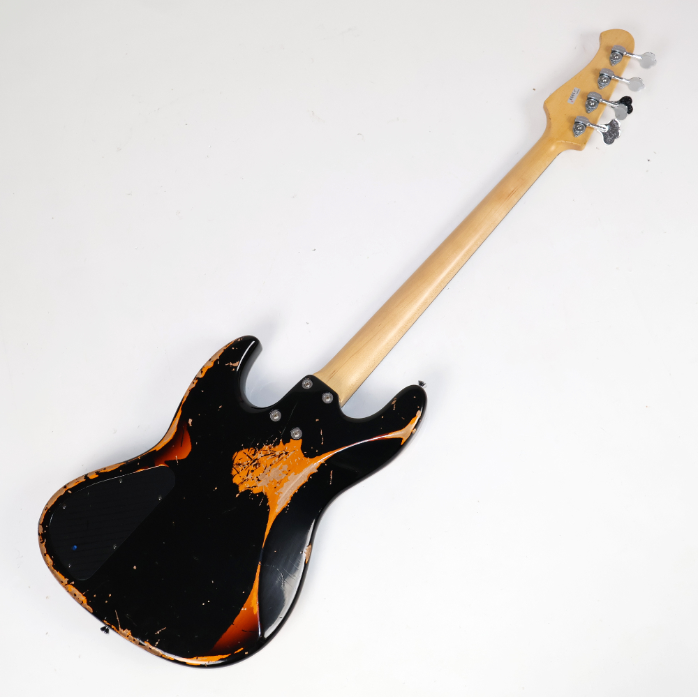 【中古】Xotic エキゾチック XJ-1T 4st Black over 3 tone Burst Heavy Aged エレキベース 詳細画像