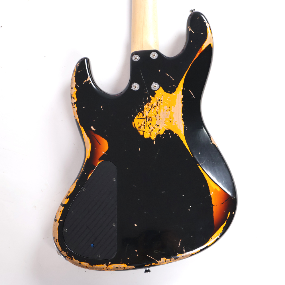 【中古】Xotic エキゾチック XJ-1T 4st Black over 3 tone Burst Heavy Aged エレキベース 詳細画像