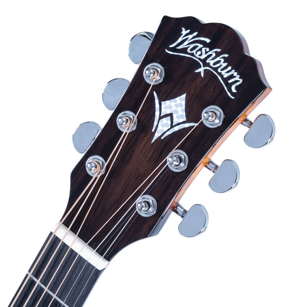 Washburn ワッシュバーン WCG10CE エレクトリックアコースティックギター ヘッド画像