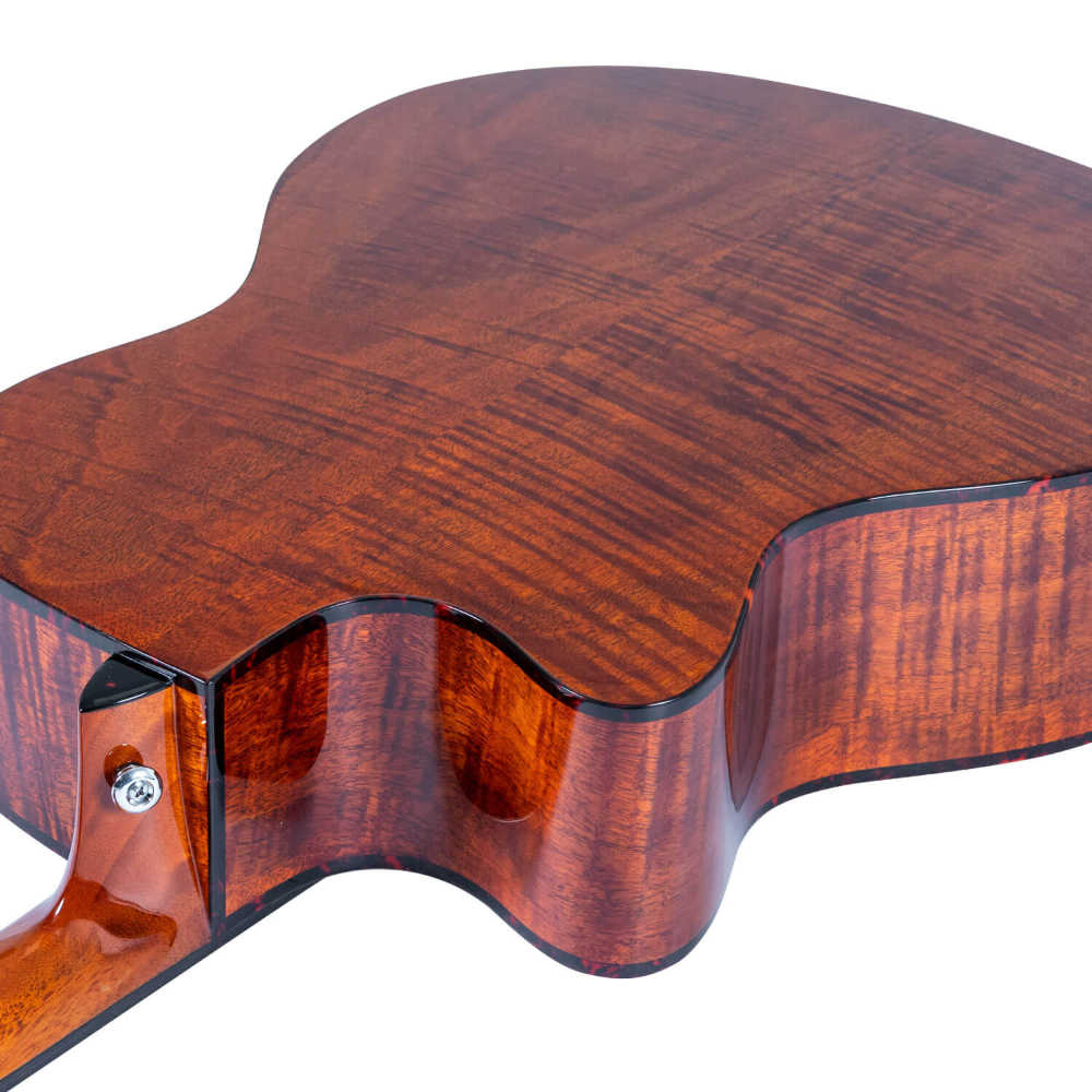 Washburn ワッシュバーン WCG12FCE エレクトリックアコースティックギター ボディバック画像2