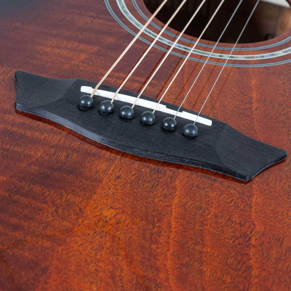 Washburn ワッシュバーン WCG12FCE エレクトリックアコースティックギター ブリッジ画像