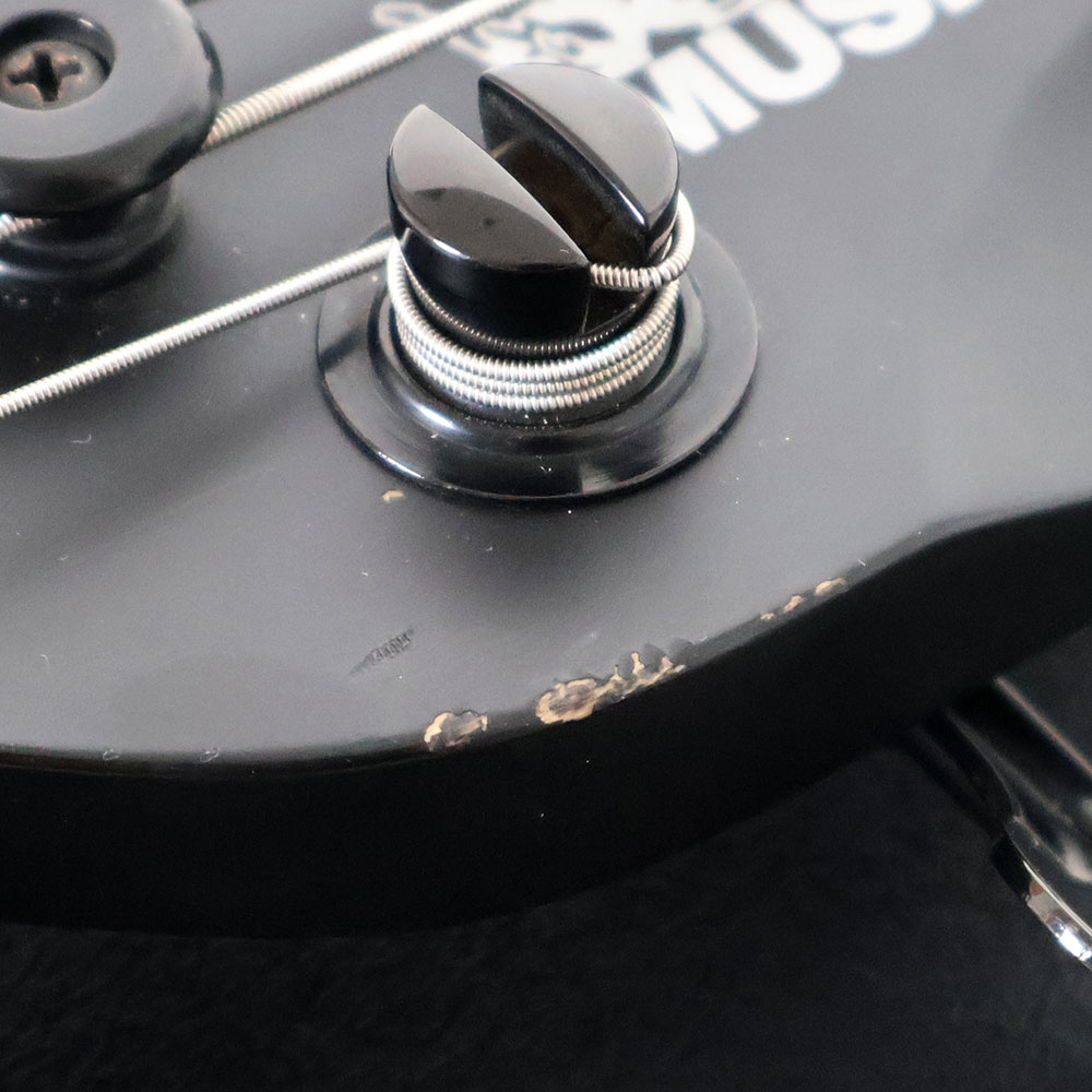 【中古】MUSIC MAN ミュージックマン BONGO4 HH Stealth Black 2008年製 エレキベース 傷