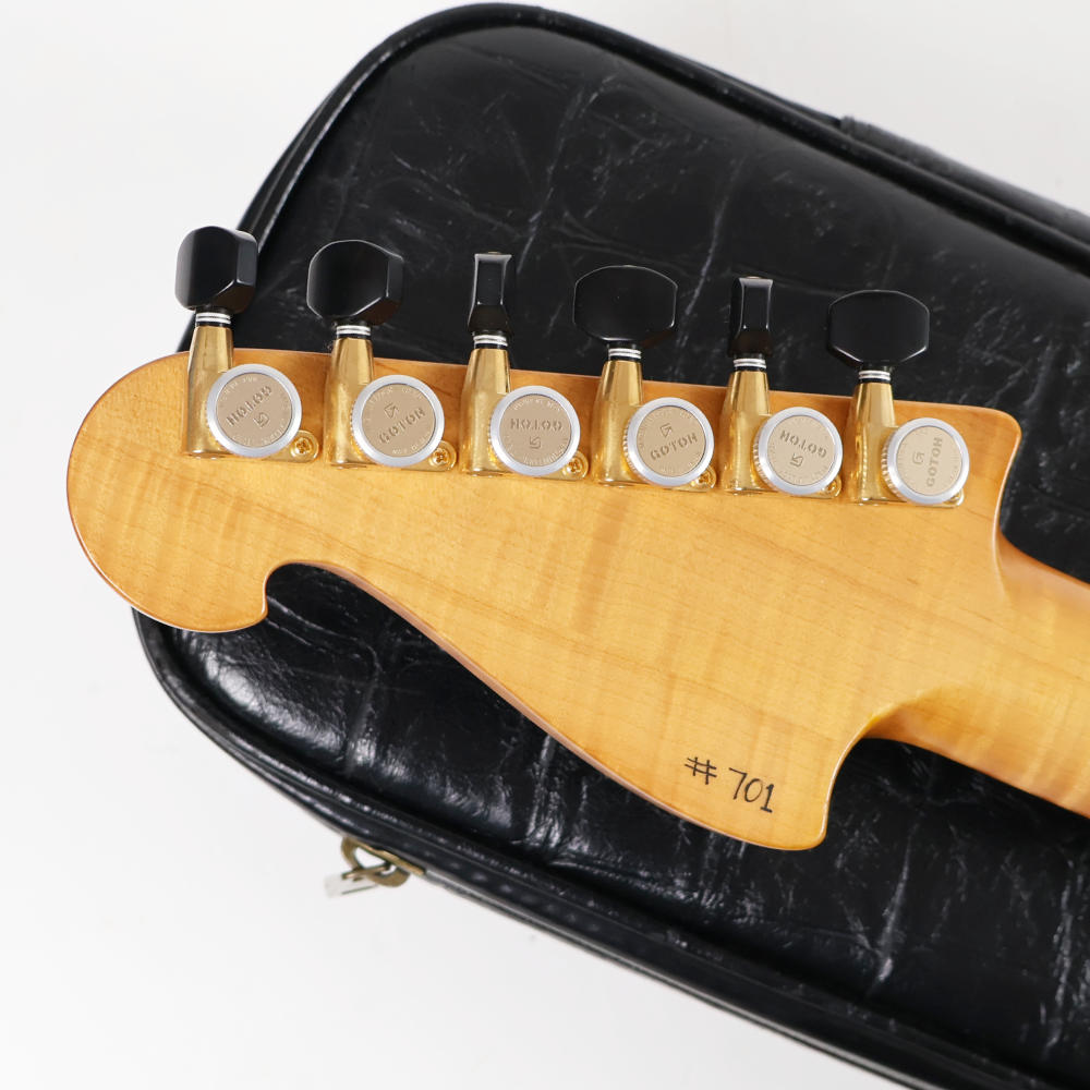 【中古】 エレキギター Knaggs Guitars Severn X Tier2 Trem HSS PINK/ONYX Mod. 2016年製 Bare Knackle Aftermathピックアップ搭載 ナッグス セバーンX ベアナックル ヘッド裏画像