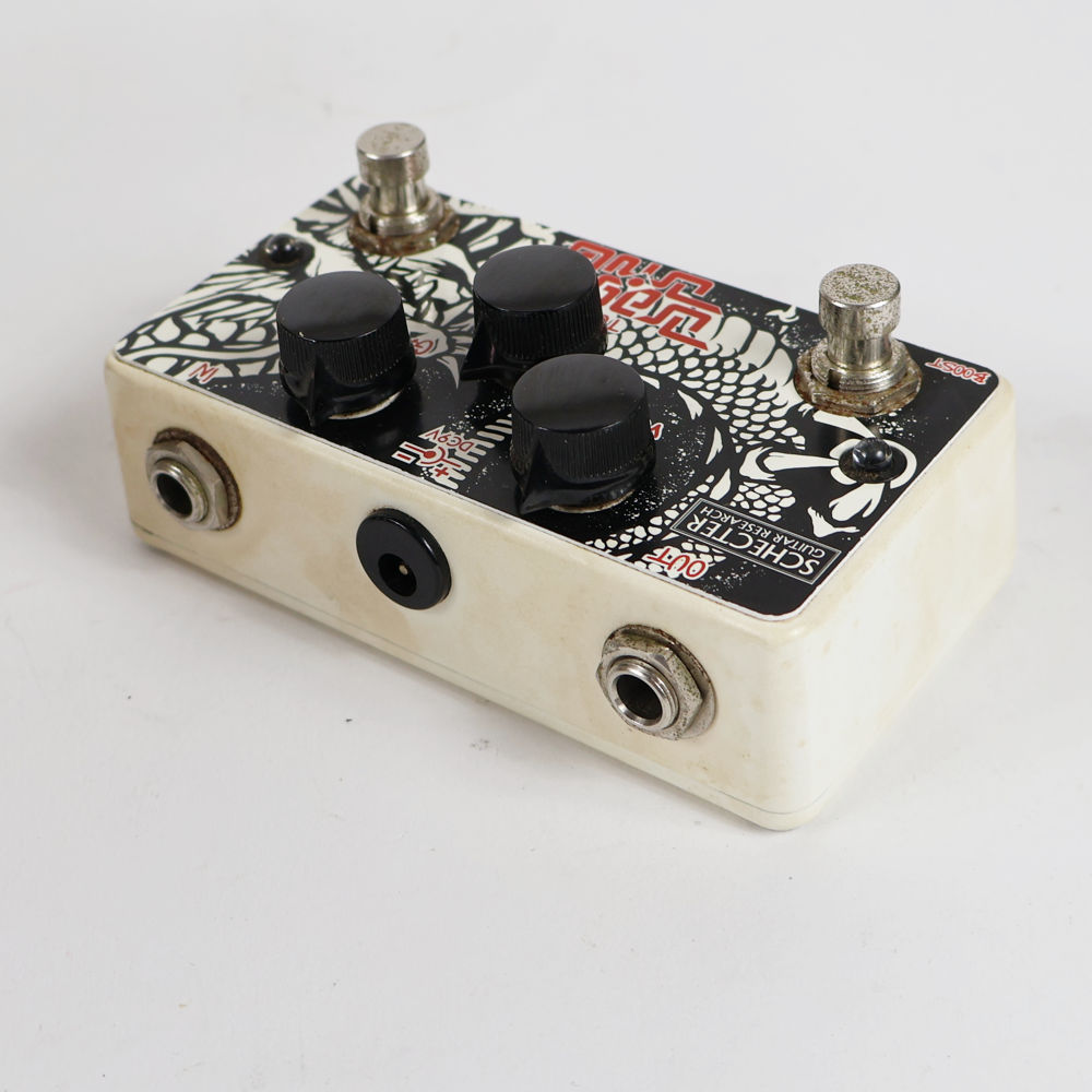 【中古】 ディストーション SCHECTER EF-DD/BLK-LTD Dragon Driver 限定版 小林信一シグネイチャーモデル 側面