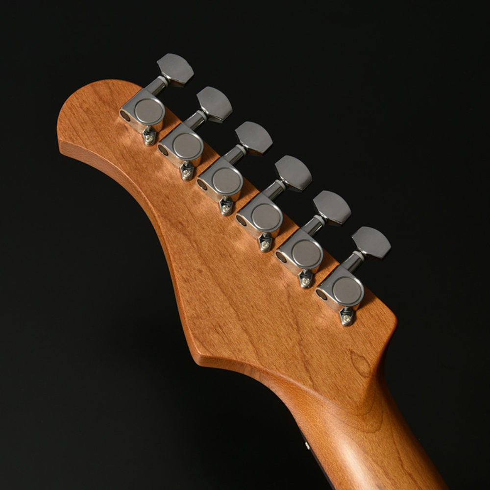 BACCHUS バッカス Universe Series BST-2-RSM/R-TTPG BLK エレキギター ヘッド部裏