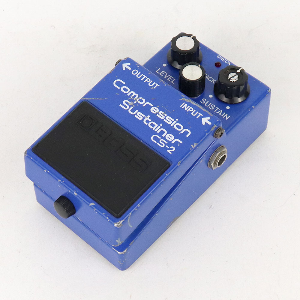 【中古】 コンプレッサー エフェクター BOSS CS-2 Made in Japan Compression Sustainer ギターエフェクター 全体