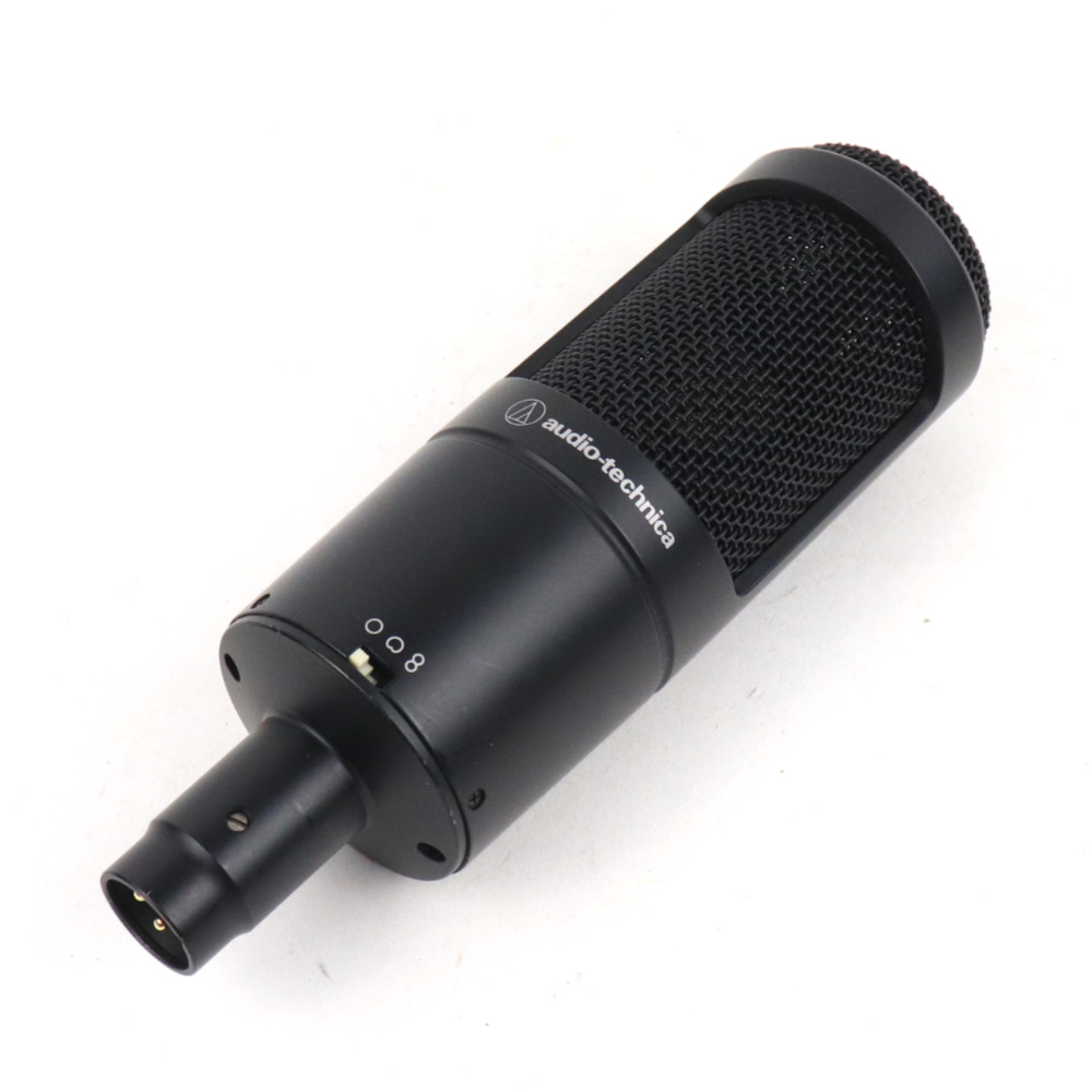 【中古】オーディオテクニカ コンデンサーマイク AUDIO-TECHNICA AT2050 オーテク マイクロフォン 斜めアングル画像