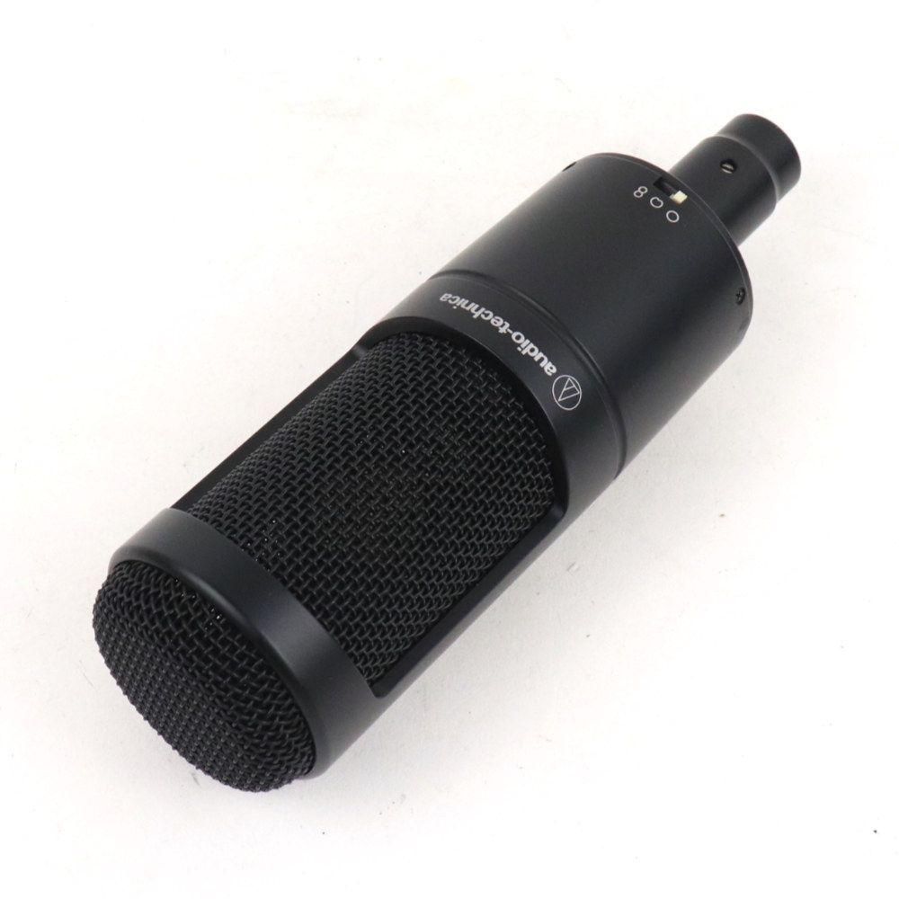 【中古】オーディオテクニカ コンデンサーマイク AUDIO-TECHNICA AT2050 オーテク マイクロフォン トップ斜めアングル画像