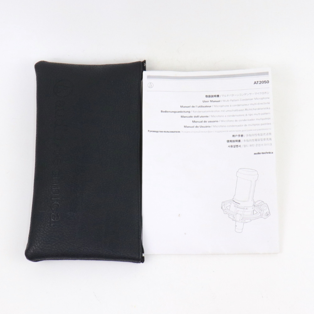 【中古】オーディオテクニカ コンデンサーマイク AUDIO-TECHNICA AT2050 オーテク マイクロフォン 付属品画像
