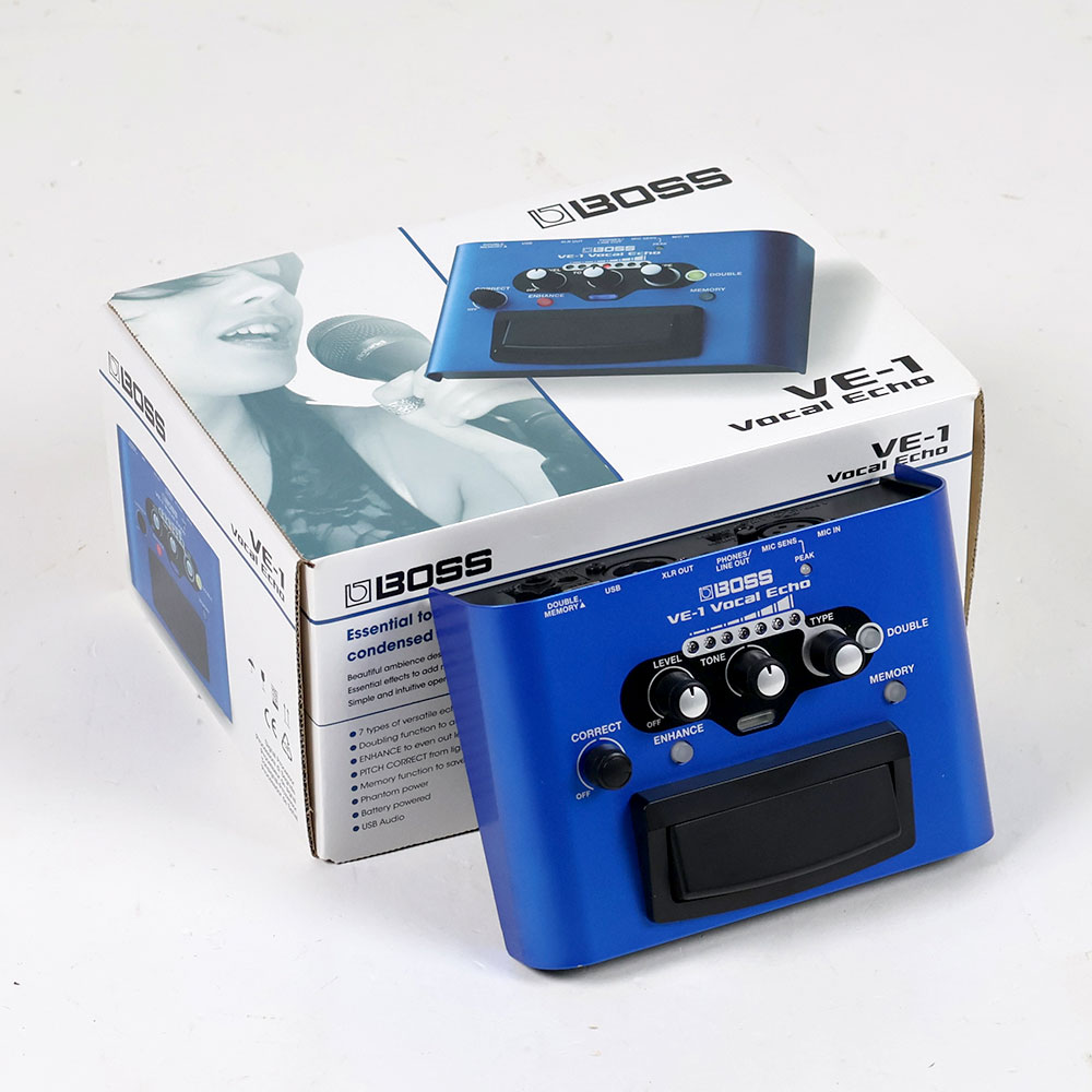 未使用未開封　BOSS　Vocal Echo　VE-1 ヴォーカルエフェクター Boss VE-1 Vocal Echo Effects Pedal For Sale