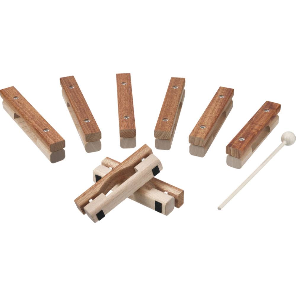 ゼンオン 全音 ZHX8K 木琴 バチ1本付き 8音セット ハンドタイプ シロフォン