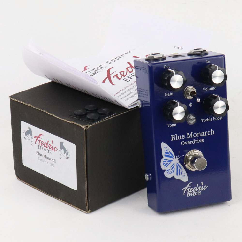【中古】 Fredric Effects Blue Monarch オーバードライブ ギターエフェクター
