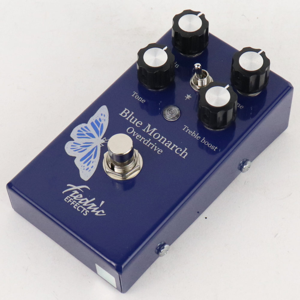 【中古】 Fredric Effects Blue Monarch オーバードライブ ギターエフェクター 全体