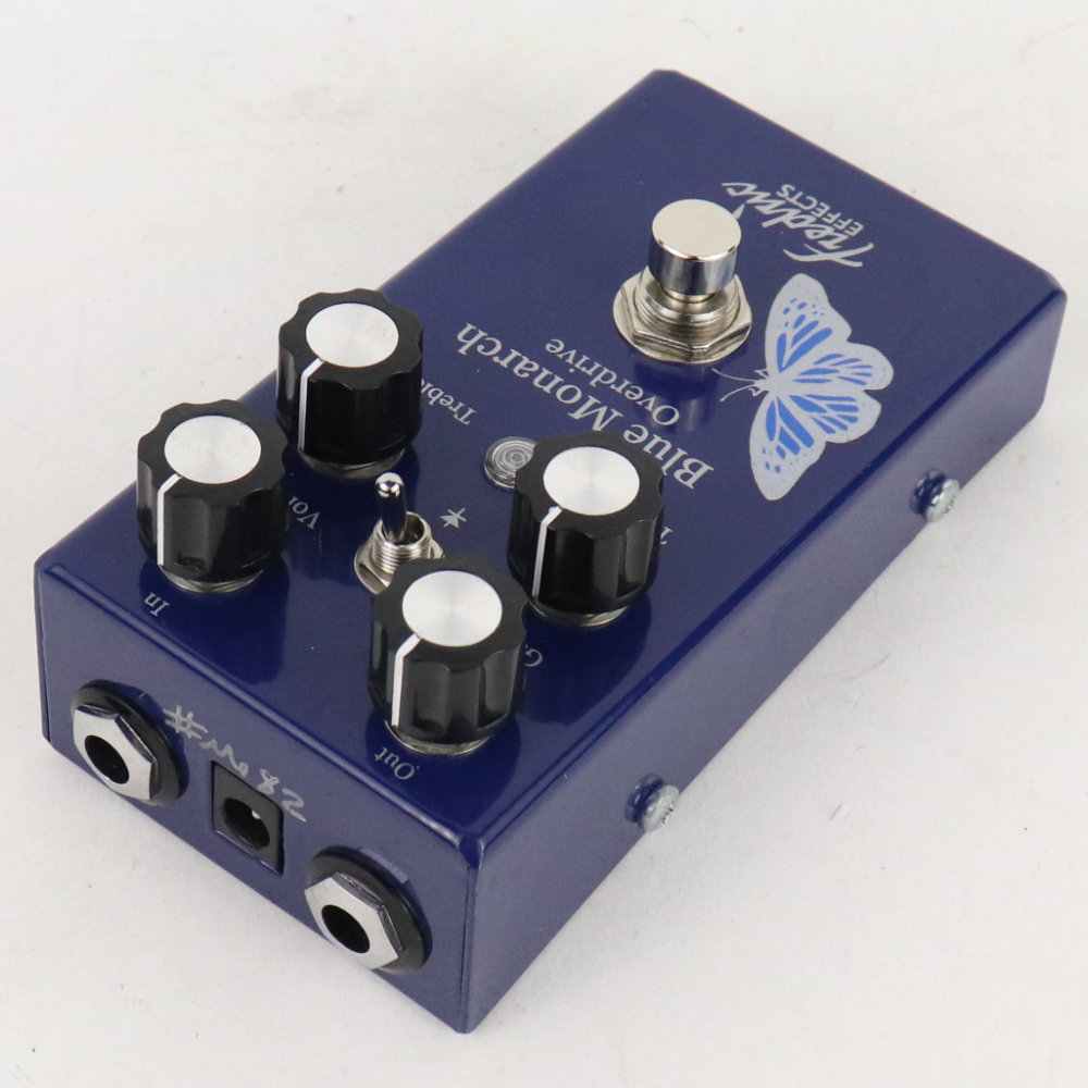 【中古】 Fredric Effects Blue Monarch オーバードライブ ギターエフェクター 全体