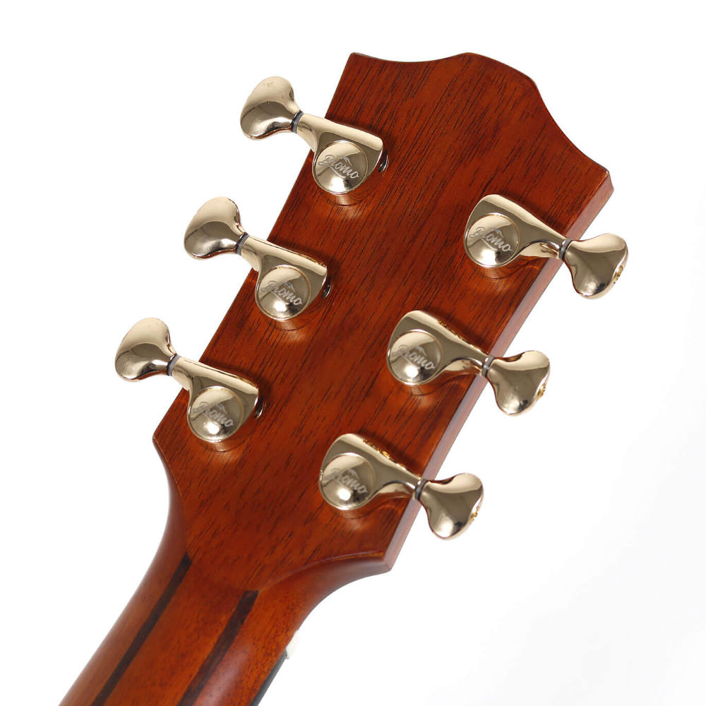 Bromo Guitars ブロモギターズ BAN8E vs エレクトリックアコースティックギター ヘッド裏画像