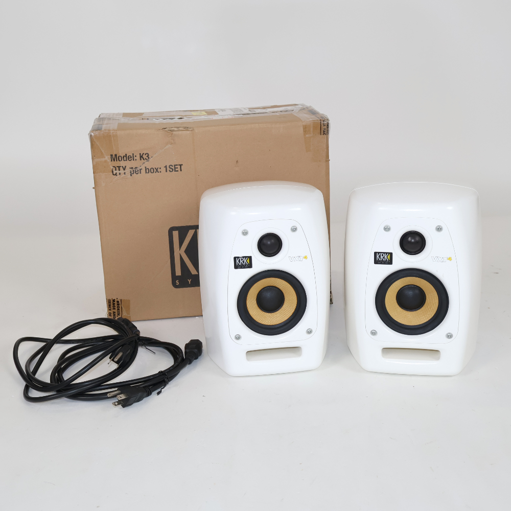 【中古】 パワーモニタースピーカー KRK VXT4 WH ペア