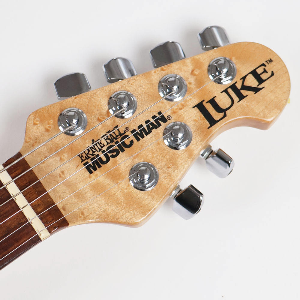 【中古】 エレキギター MUSIC MAN LUKE Luke Blue 2007年製 3.40kg Birds Eye Maple Neck Steve Lukather Signature Model ミュージックマン ルーク バーズアイメイプルネック ヘッド