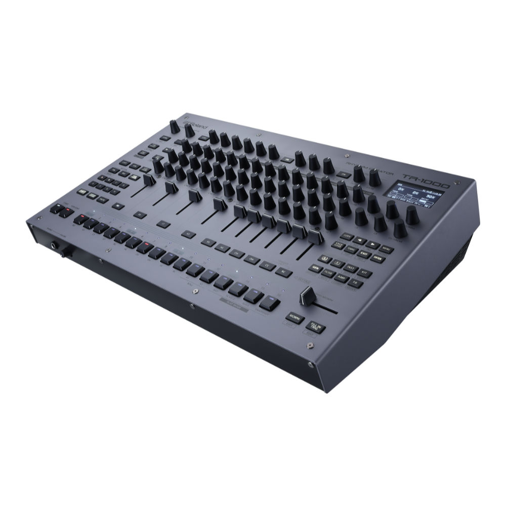リズムマシン ROLAND TR-1000 RHYTHM CREATOR TR-808/TR-909から厳選した16種類の回路を搭載 右サイド