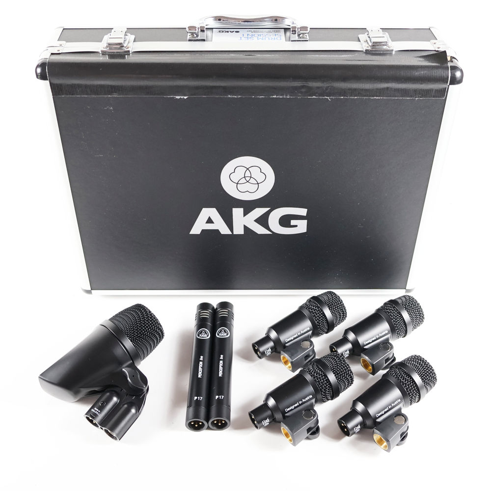 中古】 AKG DRUM SET SESSION I ドラム用マイク 7本セット([USED