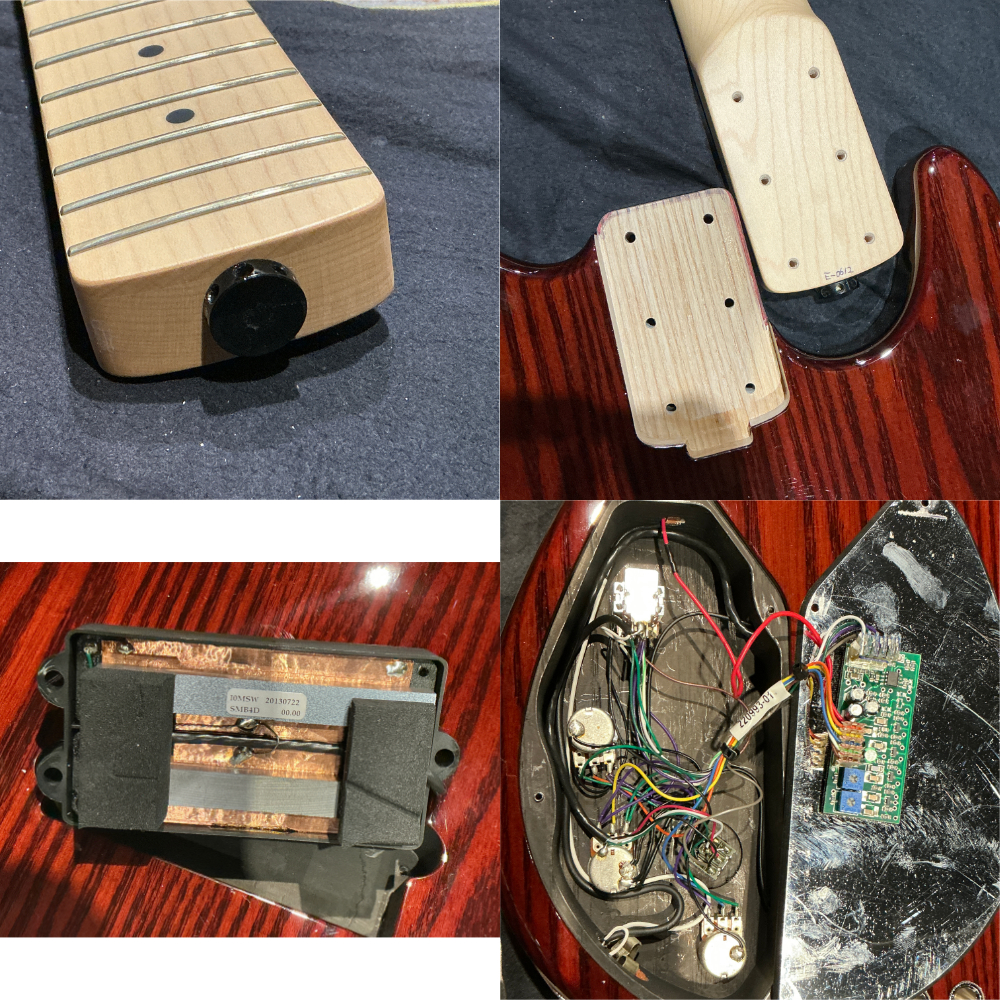 【中古】ESP AP/M See Thru brown エレキベース 詳細画像