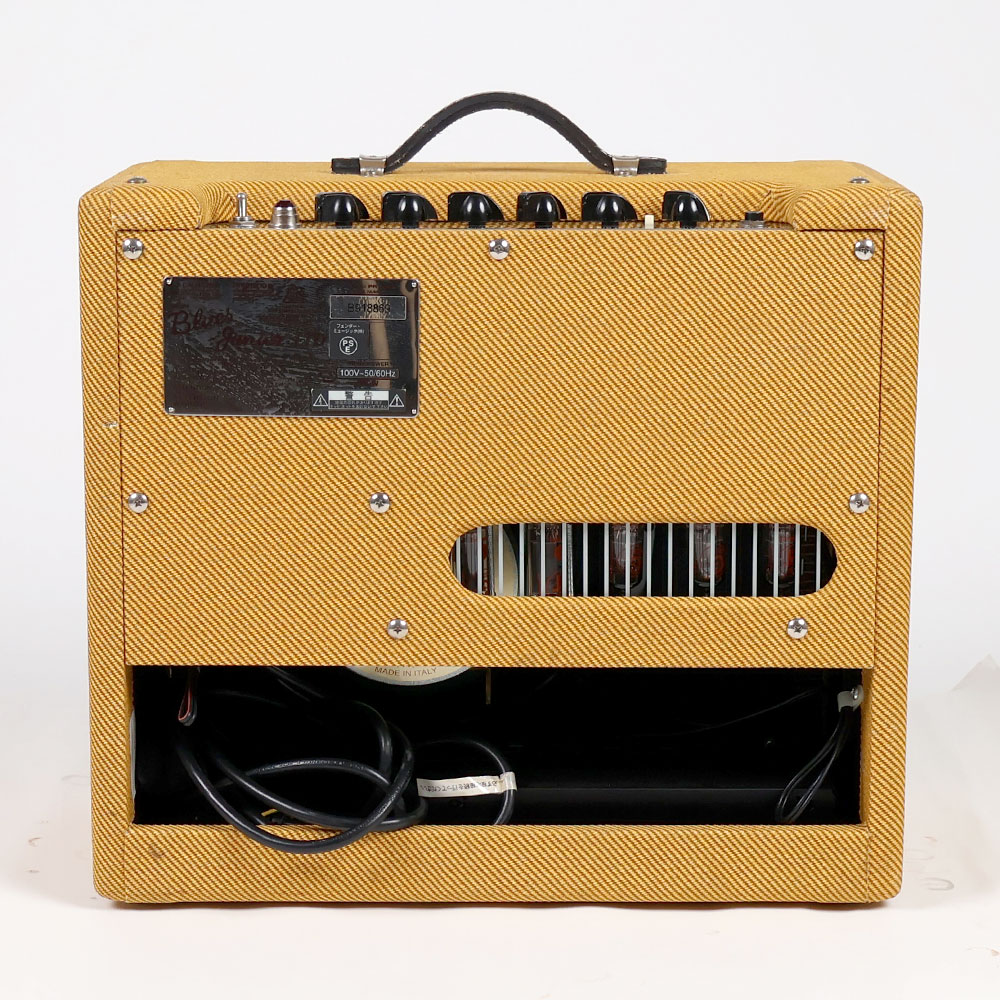 【中古】 Fender BLUES JUNIOR LACQUERED TWEED ギターアンプ コンボ 真空管アンプ 背面