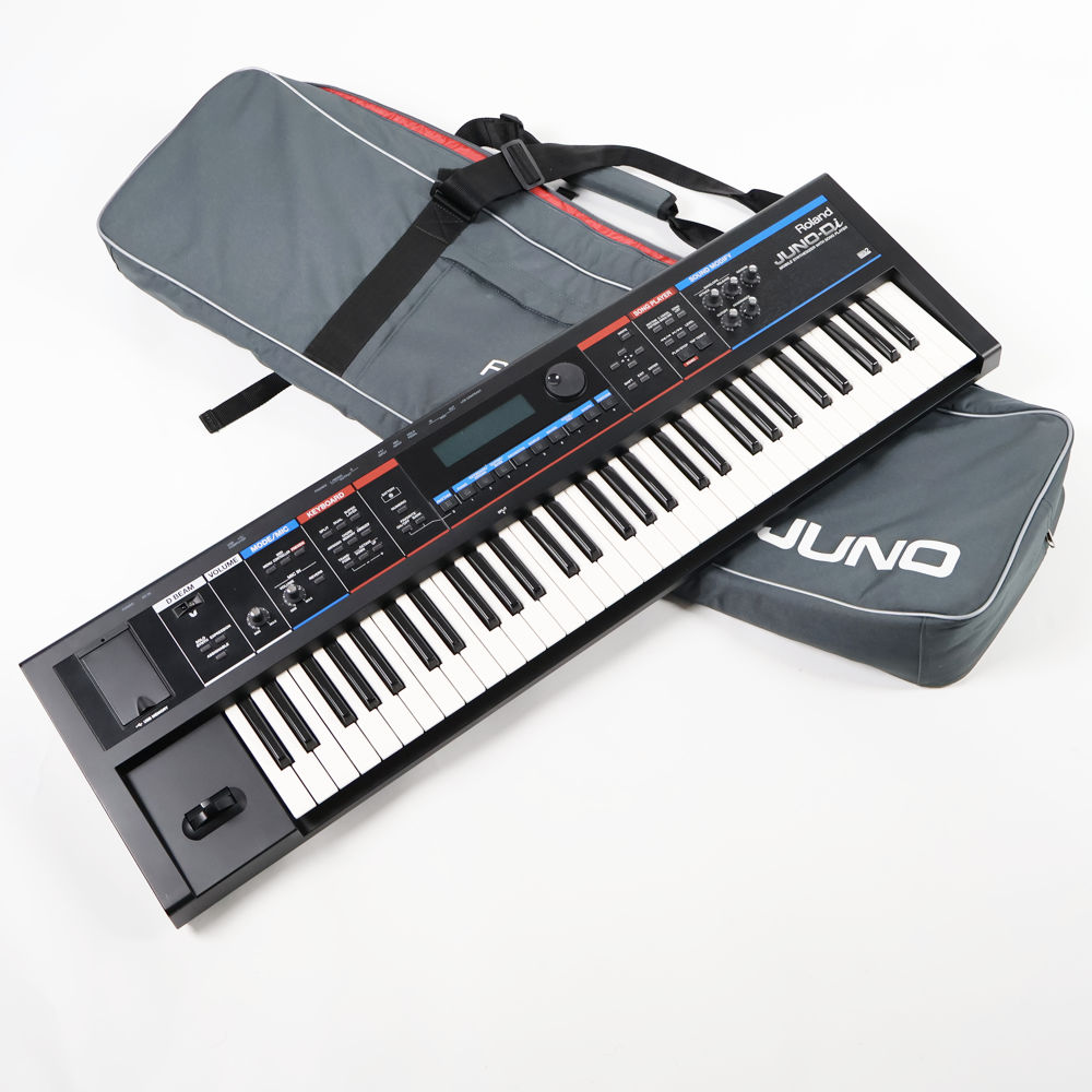 極美品 ローランド モバイルシンセサイザー JUNO-Di WH フット