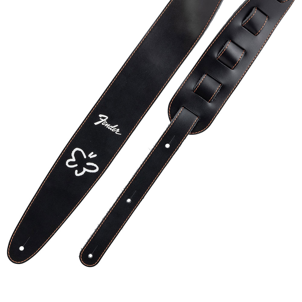 Fender フェンダー Moeka Shiotsuka Signature Strap Black ギターストラップ エンド部